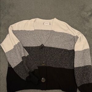 Pink Rose Textured Knit Sweater